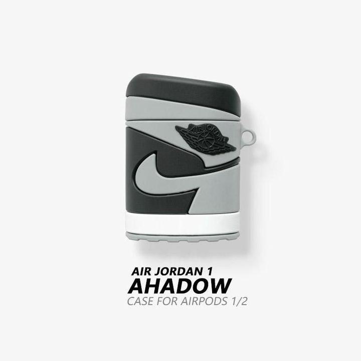 AJ 1 'Banned' 'Shadow' Shaped Airpods Case - Sneakers Passion