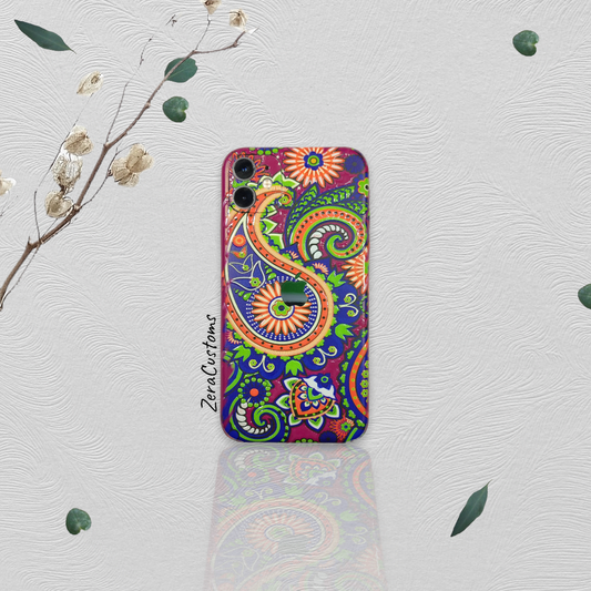 3D Engraved Abstract Art Mobile Skin and Wrap - All Brands & Models - Sneakers Passion