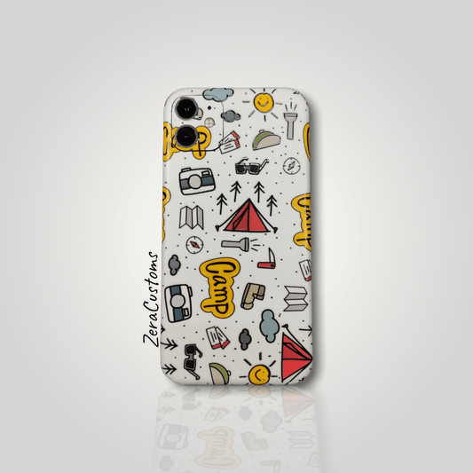 3D Camping Essentials Mobile Skin and Wrap - All Brands & Models - Sneakers Passion