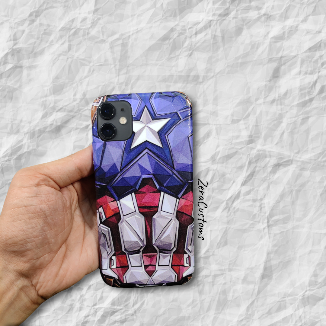 3D Engraved Captain Mobile Skin and Wrap - All Brands & Models - Sneakers Passion