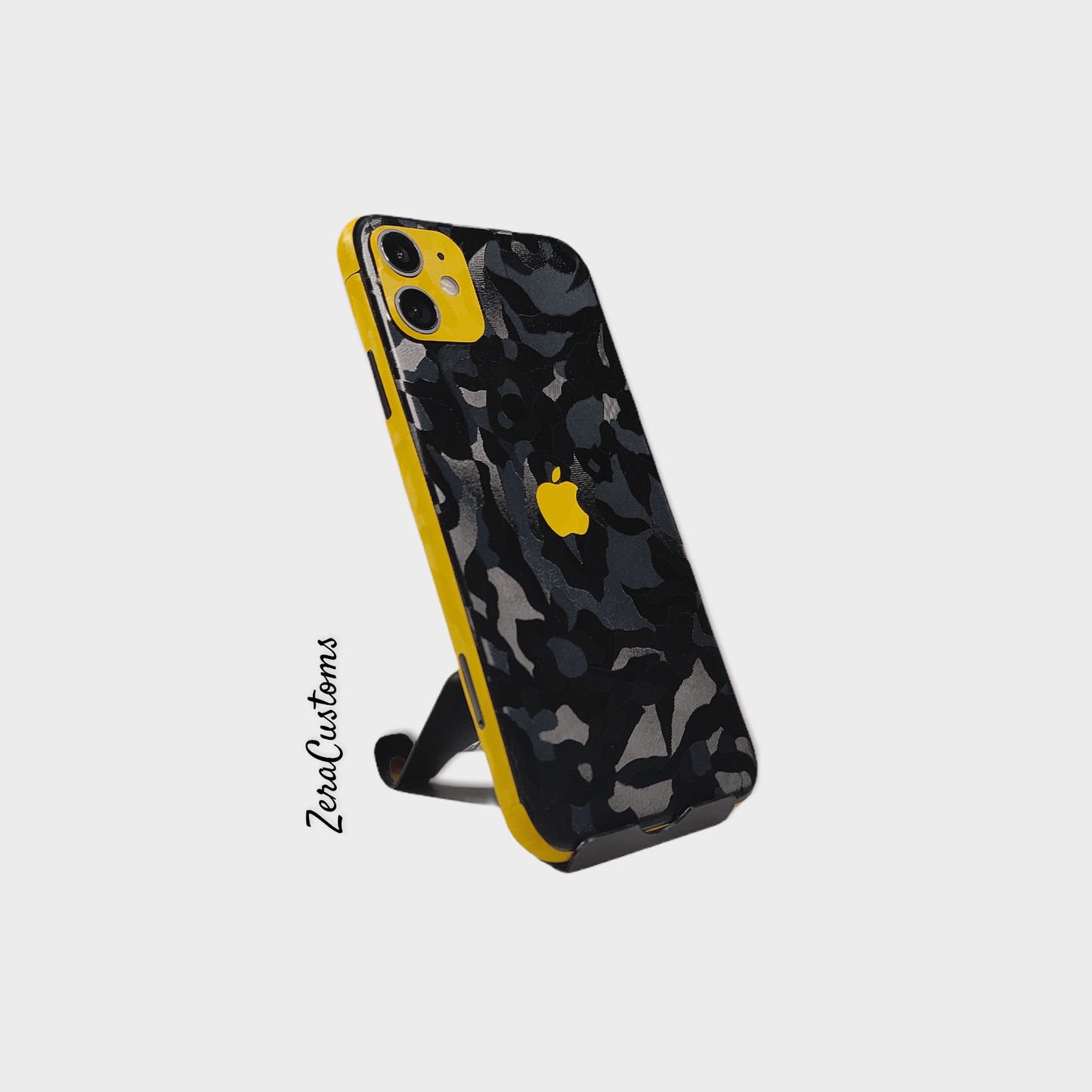 Black Yellow Camo Mobile Skin and Wrap - All Brands & Models - Sneakers Passion
