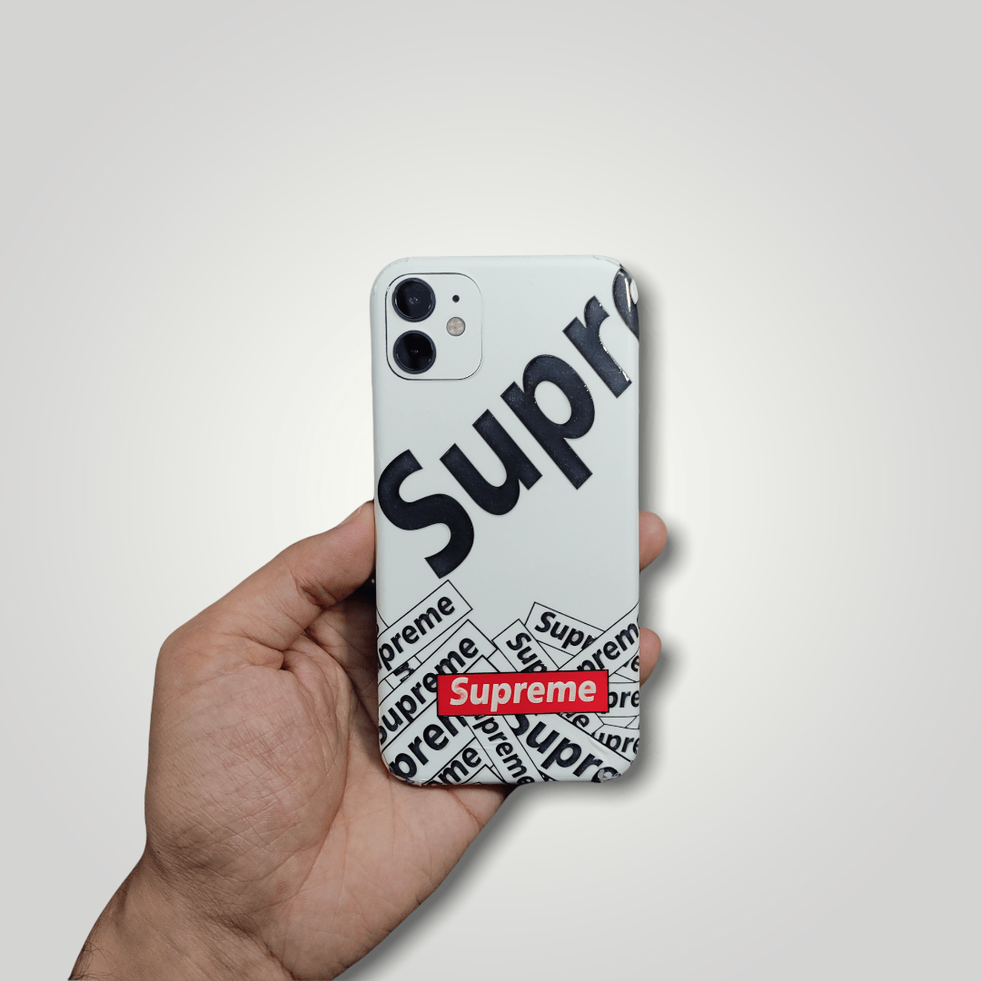 3D Engraved SUPR White Skin - All Brands & Models - Sneakers Passion