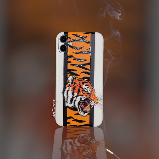 3D Engraved White Tiger Skin - All Brands & Models - Sneakers Passion