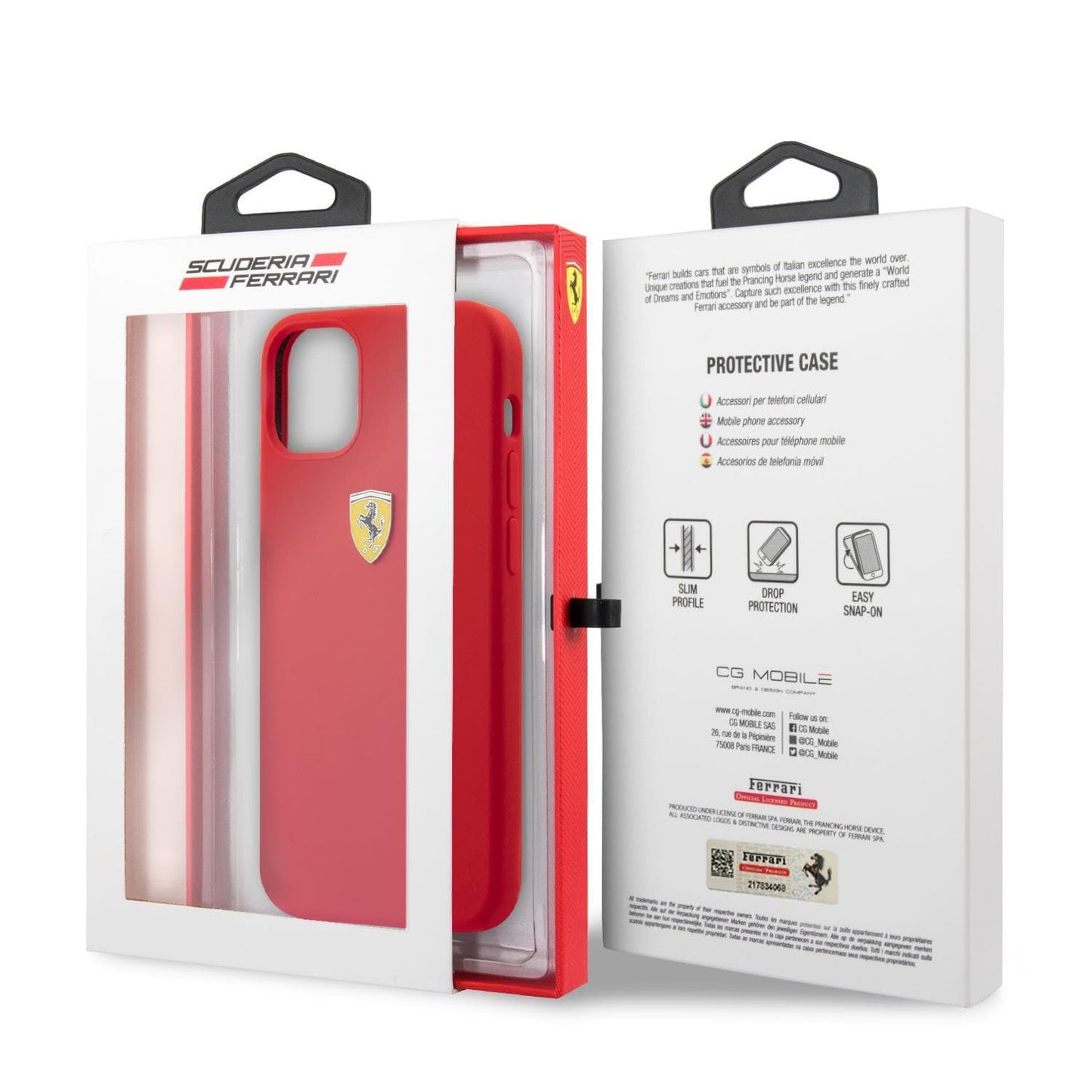 Ferrari Silicone iPhone Case - Sneakers Passion