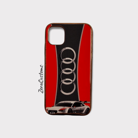 Audi Glass iPhone Case - Sneakers Passion