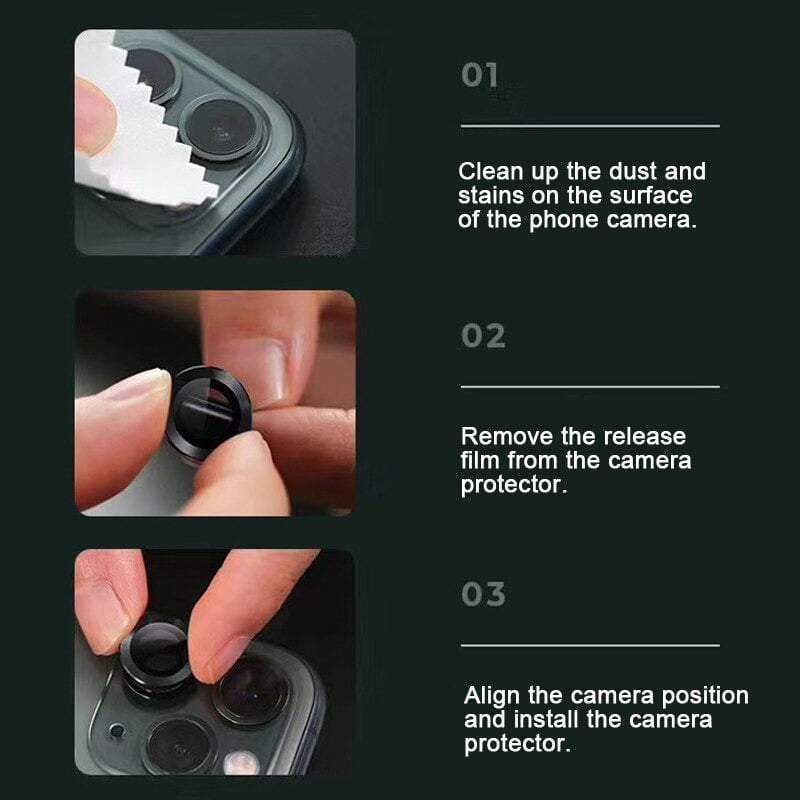Camera Lens Protector Ring for Apple iPhone - Sneakers Passion