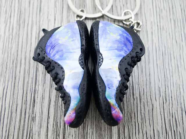 Mini sneaker keychain 3D Foam - Sky - Sneakers Passion