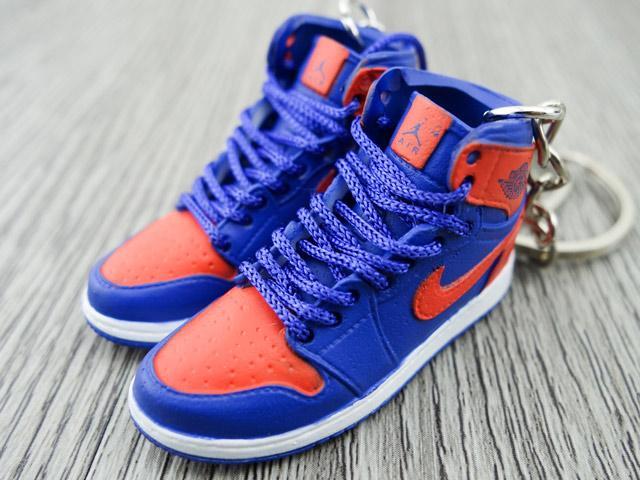 Mini sneaker keychain 3D Air Jordan 1 - NYC HQ - Sneakers Passion
