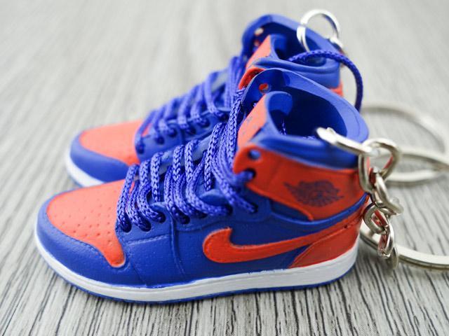 Mini sneaker keychain 3D Air Jordan 1 - NYC HQ - Sneakers Passion