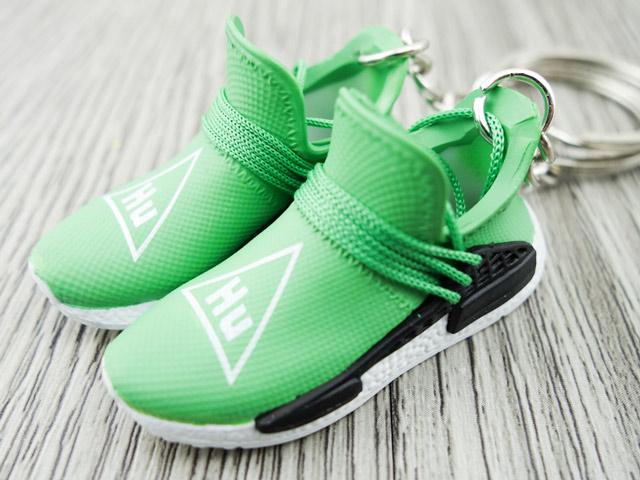 Mini sneaker keychain 3D Pharrell - Human Race - Green - Sneakers Passion