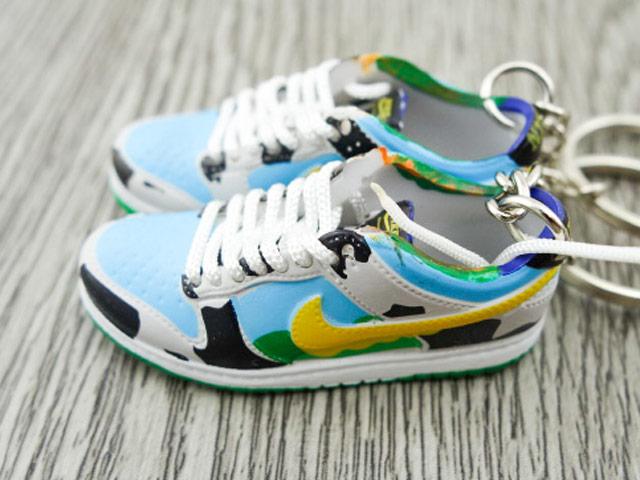Mini sneaker keychain 3D Dunk SB low X Ben & Jerrys - Sneakers Passion