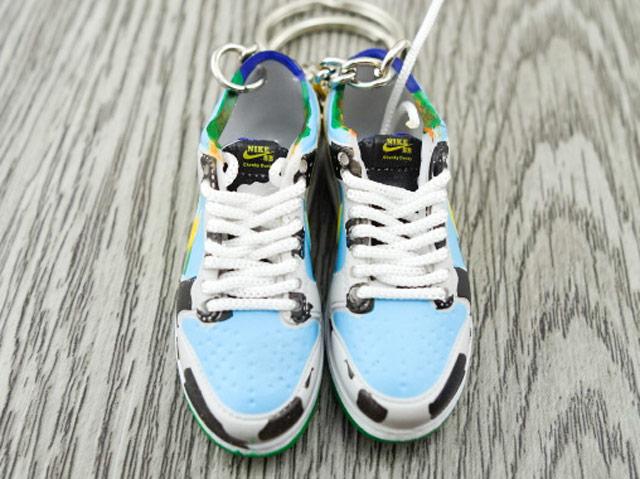 Mini sneaker keychain 3D Dunk SB low X Ben & Jerrys - Sneakers Passion