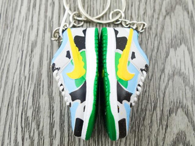 Mini sneaker keychain 3D Dunk SB low X Ben & Jerrys - Sneakers Passion