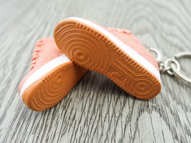 Mini 3D sneaker keychains Air Force 1 x CLOT - Pink Gum - Sneakers Passion