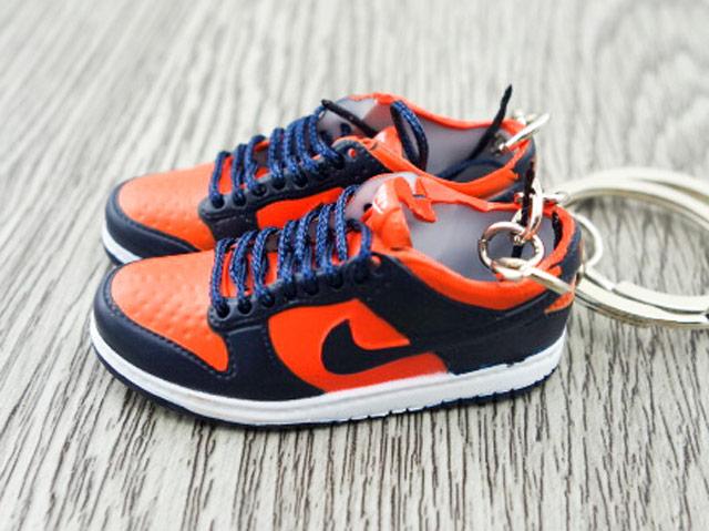 Mini sneaker keychain 3D Dunk Low SP Champ Colors University Orange Marine (2020) - Sneakers Passion