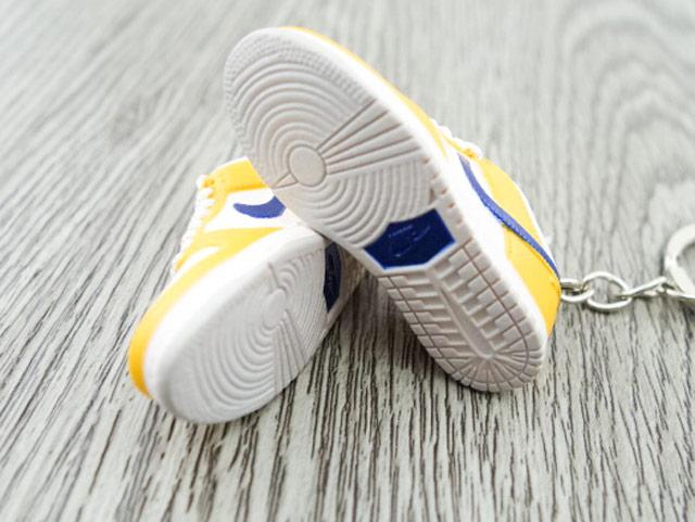 Mini sneaker keychain 3D Dunk Low Laser Orange - Sneakers Passion