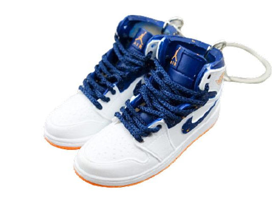 Mini sneaker keychain 3D Air Jordan 1 High Orange-Navy HQ - Sneakers Passion