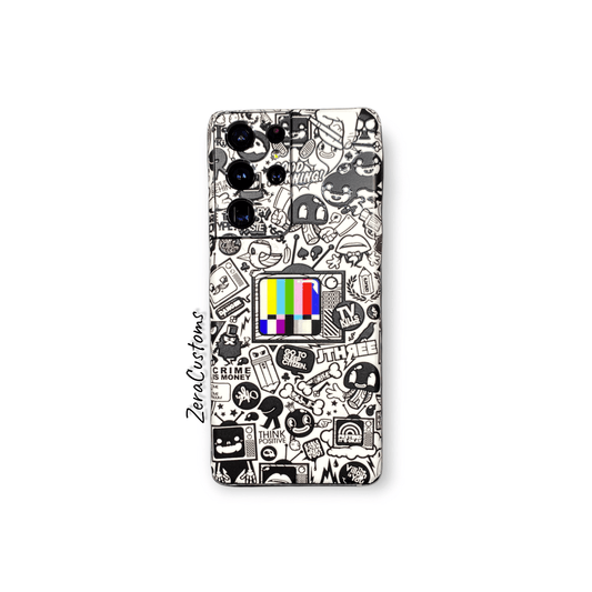 Doodle Magic Mobile Skin and Wrap - All Brands & Models - Sneakers Passion