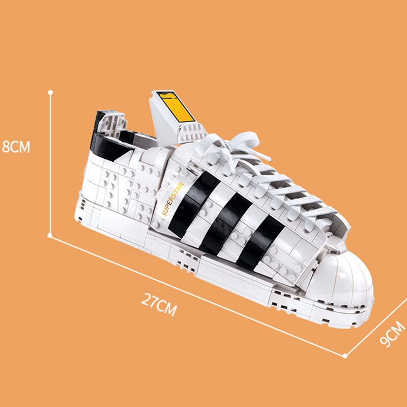 Sneaker Blocks 3D SUPERSTAR Classic Model Building Blocks - Sneakers Passion