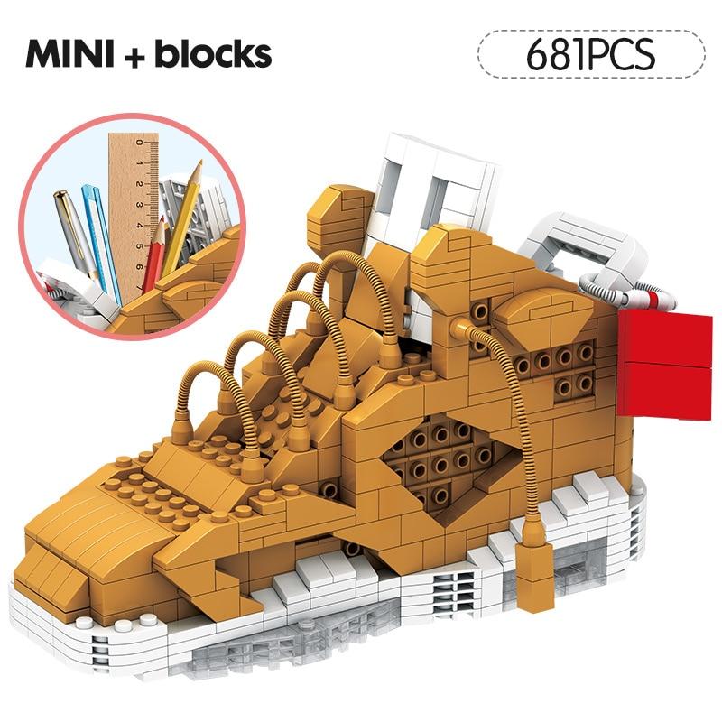 Mini Sneakers 3D Block Pencil-Box - AJ - 681 PCS - Sneakers Passion