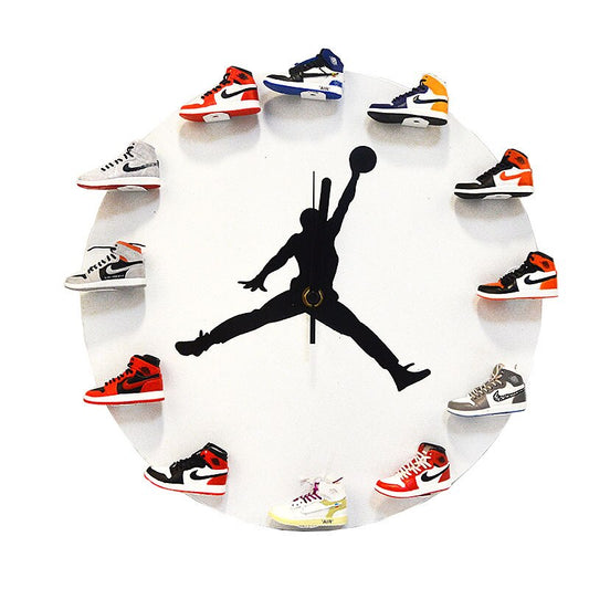 3D Wall Clock Sneakers AJ1 First generation 3 / Wooden or Iron - Sneakers Passion