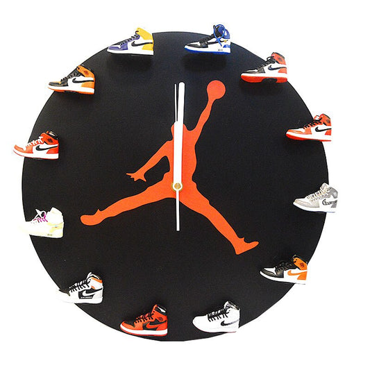 3D Wall Clock Sneakers AJ1 Generation 4 / Wooden or Iron - Sneakers Passion