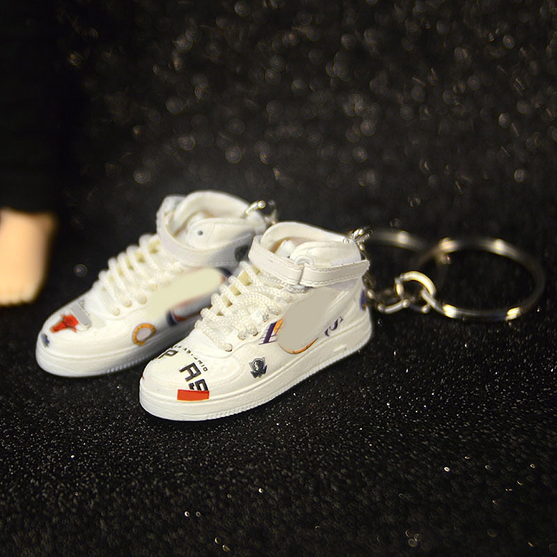 3D Mini Sneakers Keychain AF1 - Sneakers Passion