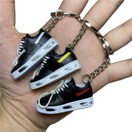 3D Mini Sneakers Keychain AF1 - Sneakers Passion