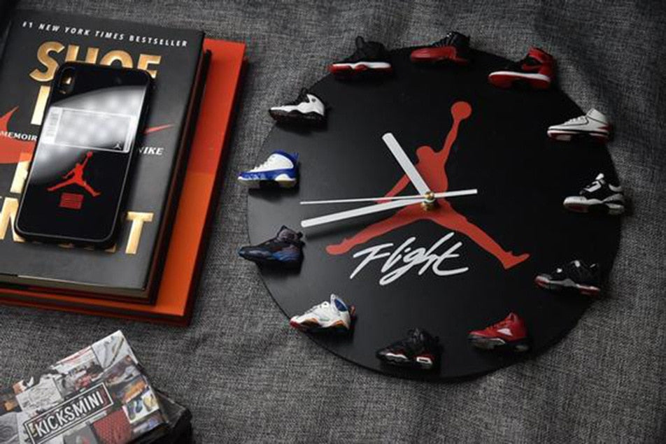 Customize 3D Sneaker Wall Clock - ( Choose 12 Styles Shoes ) - Sneakers Passion