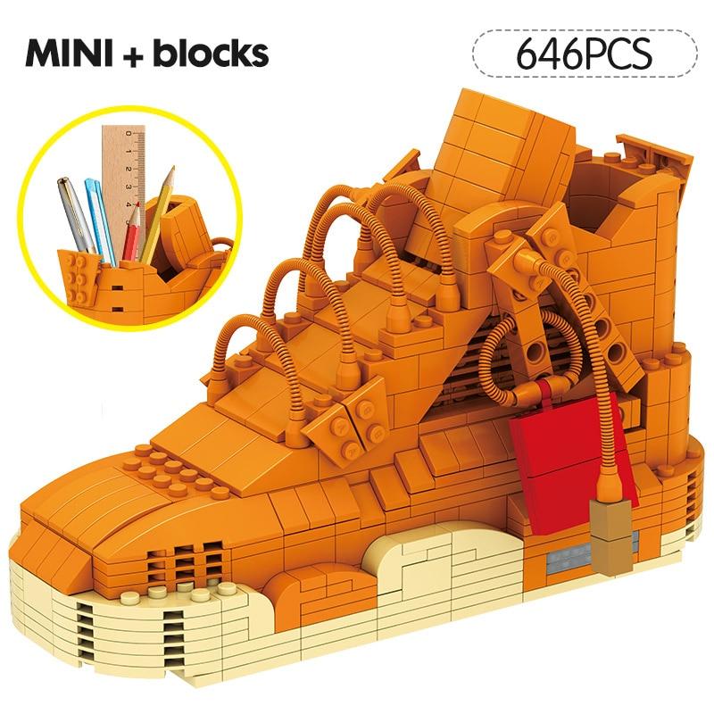 Mini Sneakers 3D Block Pencil-Box - AJ - 646 PCS - Sneakers Passion