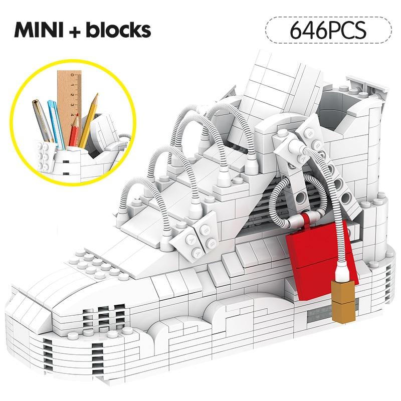 Mini Sneakers 3D Block Pencil-Box - AJ - 646 PCS - Sneakers Passion