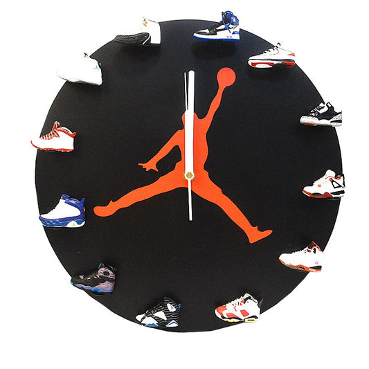 3D Wall Clock Sneakers AJ 1-12 Generation 4 / Wooden or Iron - Sneakers Passion