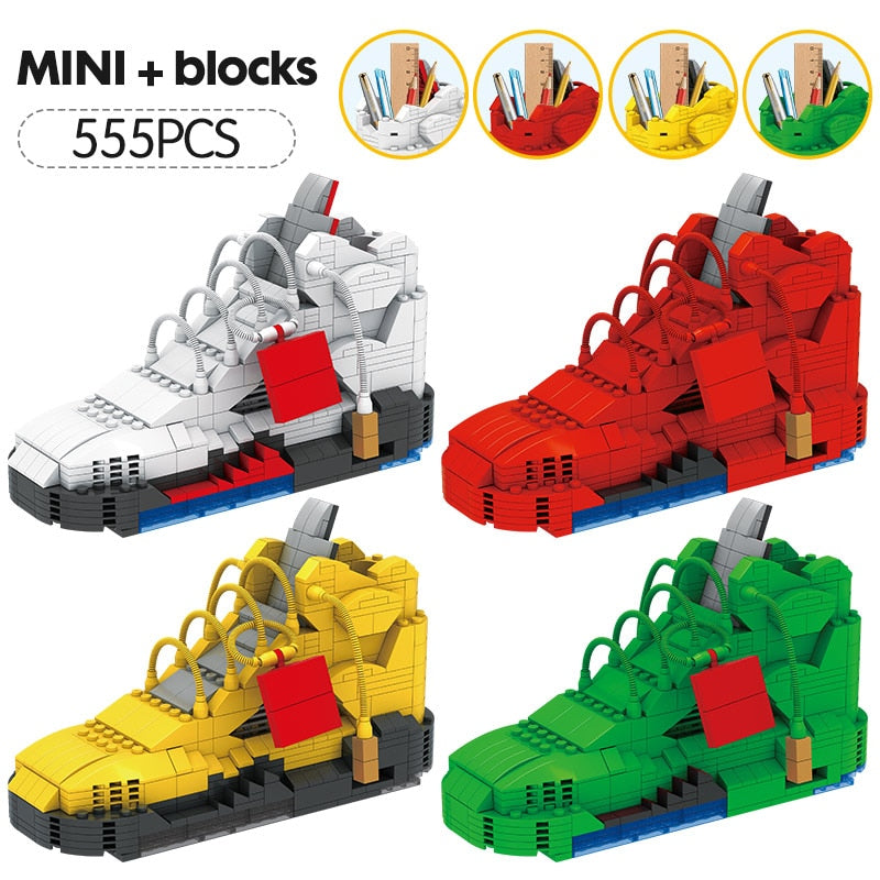Mini Sneakers 3D Block Pencil-Box - AJ - 555 PCS - Sneakers Passion