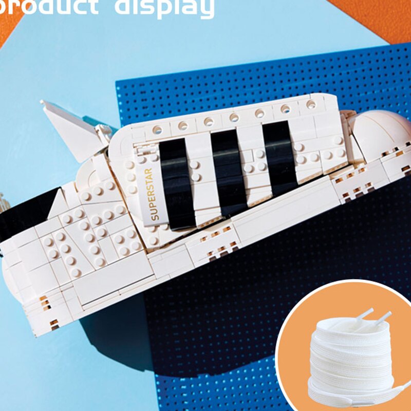 Sneaker Blocks 3D SUPERSTAR Classic Model Building Blocks - Sneakers Passion