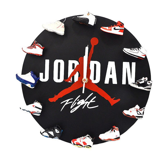 3D Wall Clock Sneakers AJ 1-12 Generation 5 / Wooden or Iron - Sneakers Passion