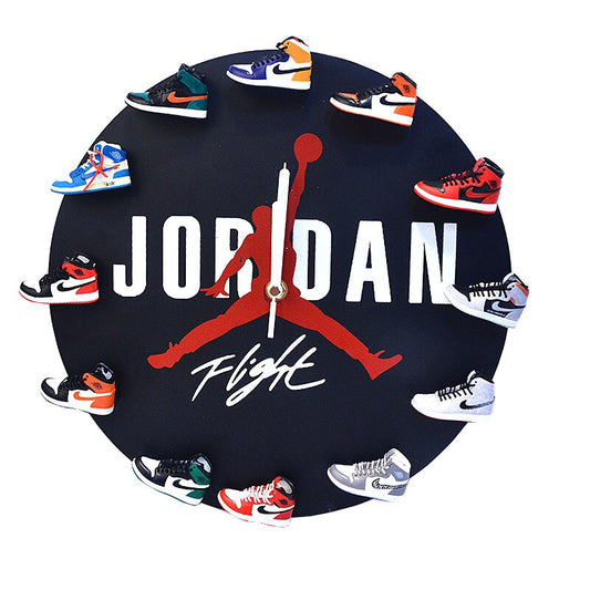 3D Wall Clock Sneakers AJ1 Generation 5 / Wooden or Iron - Sneakers Passion