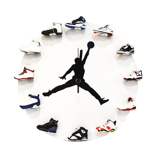 3D Wall Clock Sneakers AJ 1-12 Generation 2 / Wooden or Iron - Sneakers Passion
