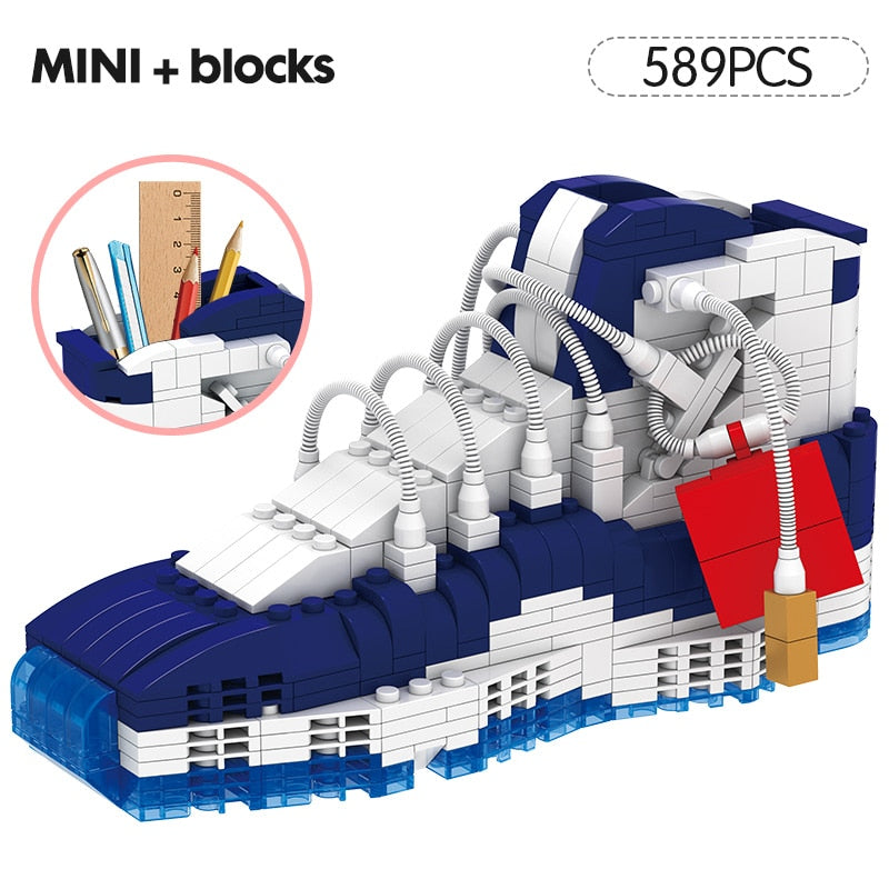Mini Sneakers 3D Block Pencil-Box - AJ 11 - 589 PCS - Sneakers Passion
