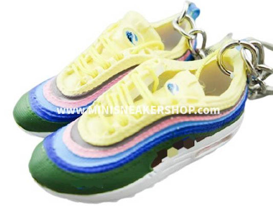 Mini 3D sneaker keychains AM 1/97 SW - Sneakers Passion