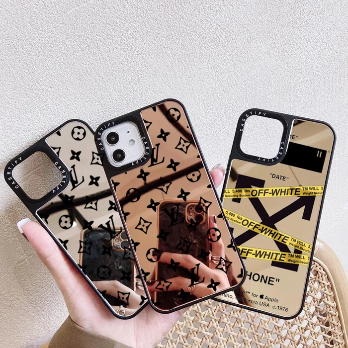 Mirror LV Pattern iPhone Case - Sneakers Passion