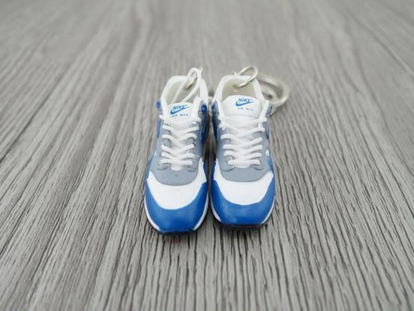 mini 3D sneaker keychains Air Max 1 - OG Sport Blue (1987) HQ - Sneakers Passion