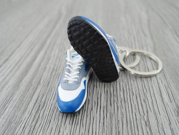mini 3D sneaker keychains Air Max 1 - OG Sport Blue (1987) HQ - Sneakers Passion