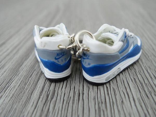 mini 3D sneaker keychains Air Max 1 - OG Sport Blue (1987) HQ - Sneakers Passion