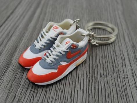 Mini 3D sneaker keychains Airmax 1 - OG Sport Red (1987) HQ - Sneakers Passion