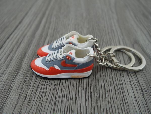 Mini 3D sneaker keychains Airmax 1 - OG Sport Red (1987) HQ - Sneakers Passion