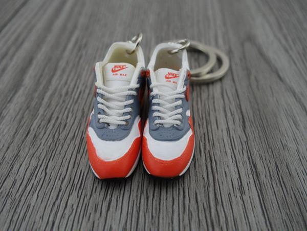 Mini 3D sneaker keychains Airmax 1 - OG Sport Red (1987) HQ - Sneakers Passion