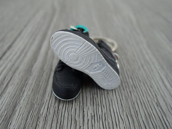 Mini sneaker keychain 3D Air Jordan 1 Black HQ - Sneakers Passion