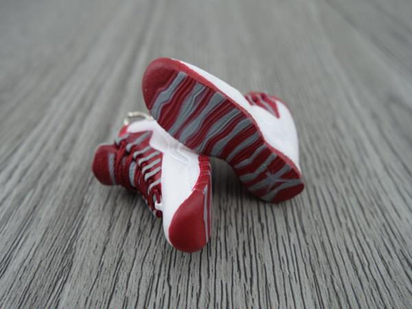 Mini Sneaker Keychains AJ 10 - Retro Cherry (2005) - Sneakers Passion