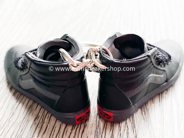 Mini 3D sneaker keychains VANS Skate HI Black - Sneakers Passion