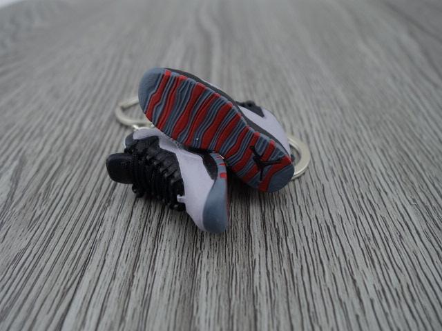 Mini Sneaker Keychains AJ 10 - Space Grey - Sneakers Passion